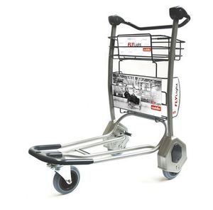 airport terminal luggage trolley