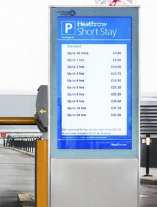 display kiosk totem