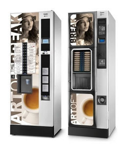 beverage vending machine / coffee / for airports