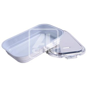 airliner meal tray / aluminum / disposable