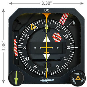 analog horizontal situation indicator