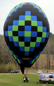 tourist hot-air balloon