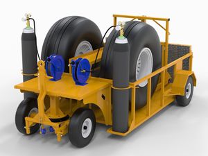 wheel change trolley