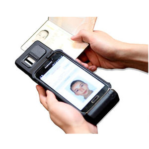portable barcode scanner / 1D / LED / rugged