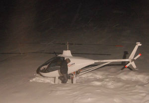 two-seater ultralight helicopter / transport / piston engine / single-rotor