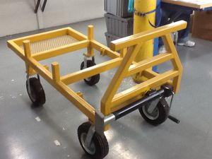 oxygen service cart