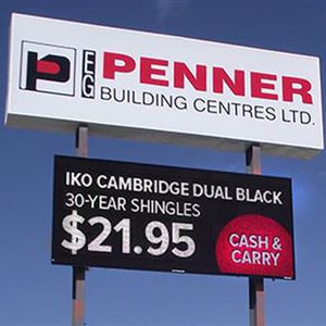 LED airport display / for outdoor use