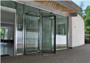 automatic revolving door