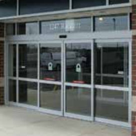 automatic revolving door