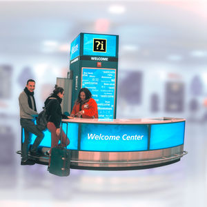 information counter / for airports