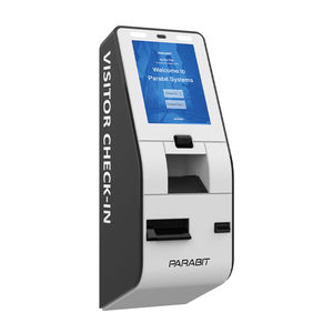 multi-purpose check-in kiosk / with barcode reader / with boarding pass reader / with printer