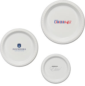 aircraft cabin dish / plastic / disposable