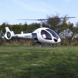 two-seater helicopter