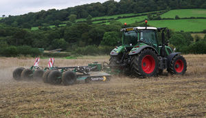 tractor-mounted mower
