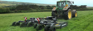 tractor-mounted mower
