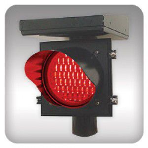 airport runway beacon / LED / solar / red