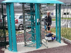 full-height turnstile