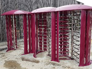 full-height turnstile / for access control / for airports