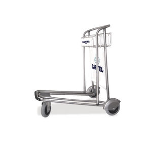 airport terminal luggage trolley