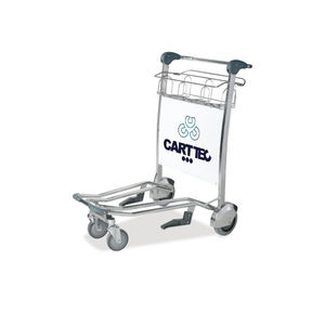 airport terminal luggage trolley