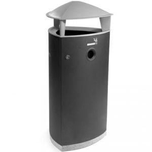 airport waste bin / floor-mounted