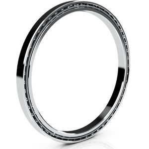 ball bearing / angular-contact / four-point contact / radial contact