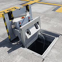 ground power unit hatch pit