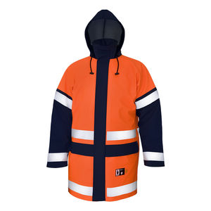 Arco Ultra Orange Long-Sleeve Zip-Up Hi-Vis Vest, Arco, Hi-Vis Clothing