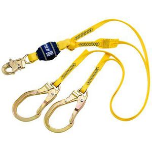 webbing fall arrest lanyard