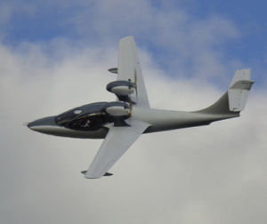 twin-engine seaplane