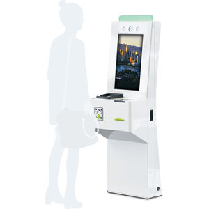 check-in kiosk with boarding pass reader