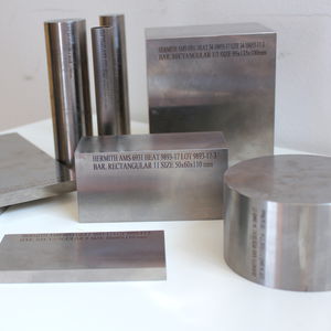 block titanium alloy