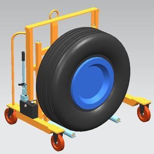 wheel change trolley