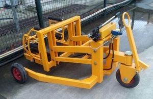 wheel change trolley