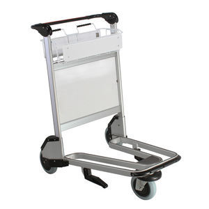 airport terminal luggage trolley