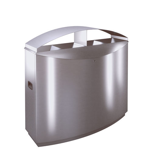 Recycling waste bin - FF4D - AUWEKO GMBH - for airport / floor-mounted