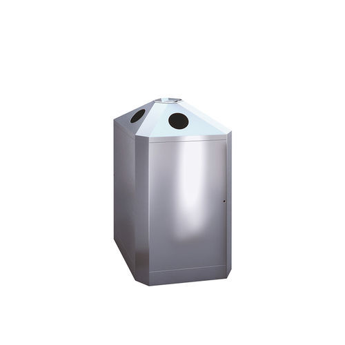 Airport waste bin - BS4 - AUWEKO GMBH - floor-mounted / with built-in ashtray / recycling