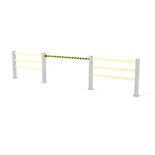Protective barrier - BB Belt - BOPLAN BV - safety / fixed / for airport