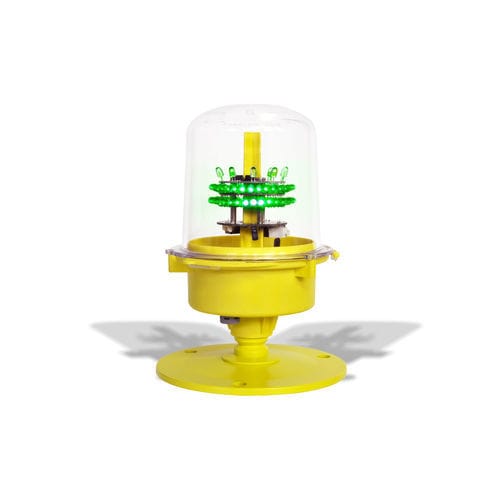 Obstruction light - SEGS24HG30 - CLAMPCO SISTEMI - CALZAVARA S.P.A. - for helidecks / LED / green