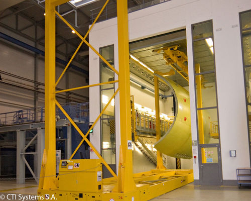 Heavy load transporter - CTI SYSTEMS S.A. - AGV / for the aerospace industry