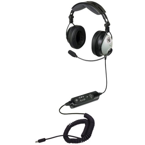 Pilot headset - DC ONE-XH  - DAVID CLARK COMPANY INC. - for helicopter / noise-reduction / lightweight