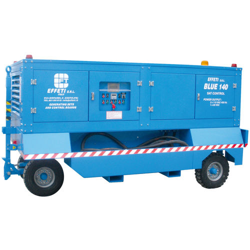 Diesel ground power unit - BLUE series - EFFETI S.R.L. - mobile / trailer-mounted / runway