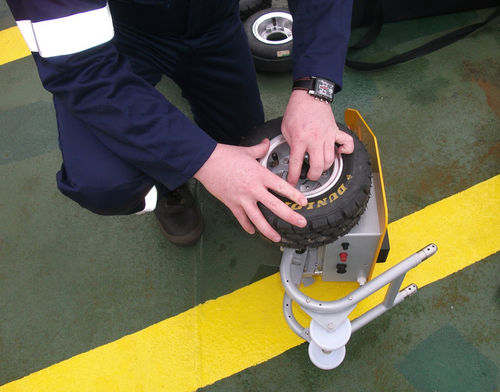 Airport Friction Tester Helideck Micro Griptester Findlay Irvine Ltd Walk Behind