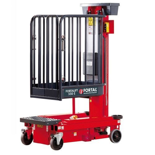 Access lifting platform - FORTALIFT 550 E - FORTAL - work / single-mast