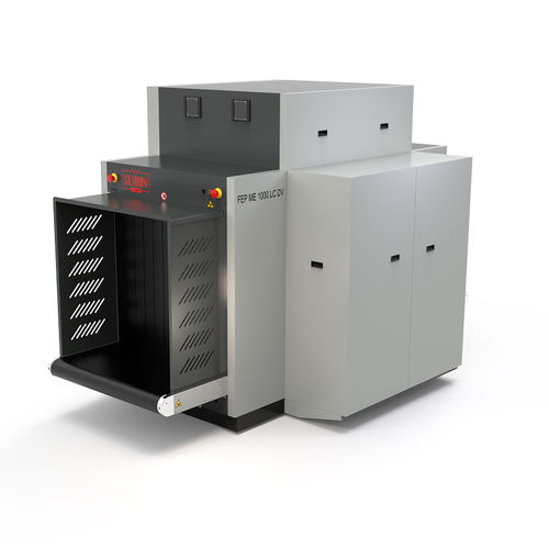 Checked luggage scanner - FEP ME 1000 DV - GILARDONI SPA - for airport / X-ray / with conveyor