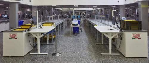 Scale tray return system - BREVA TRS - GILARDONI SPA - baggage / modular / for airport