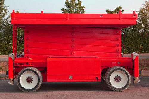 Work lifting platform - S225-24DS - ROTHLEHNER ARBEITSBÜHNEN GMBH - maintenance / scissor / for aircraft