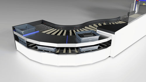 Roller tray return system - iLane A20 - SMITHS DETECTION - baggage / modular / destination-coded vehicle