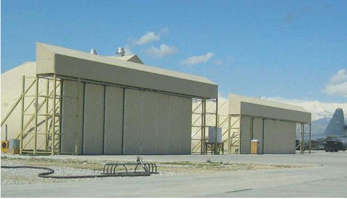Telescopic hangar door - TDS  - SPRUNG STRUCTURES LTD. - automatic