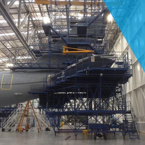 Tail aircraft docking system - TBD (OWEN HOLLAND) LIMITED - wing / fixed / 4 +
